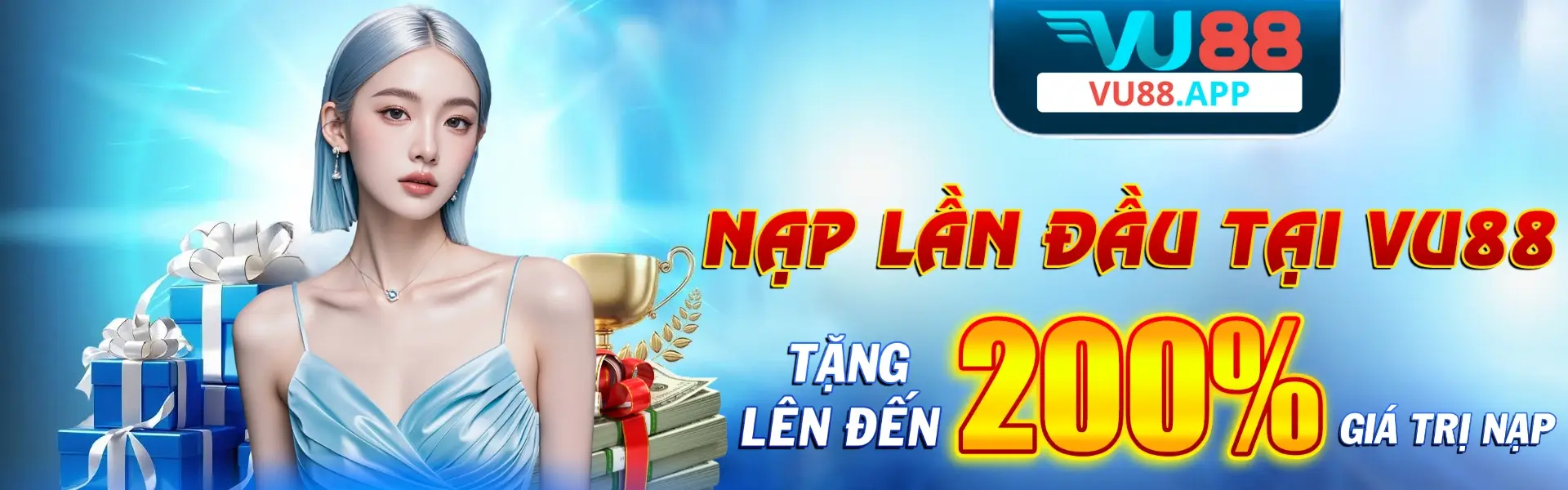 Nạp lần đầu tại Vu88 tặng lên đến 200%