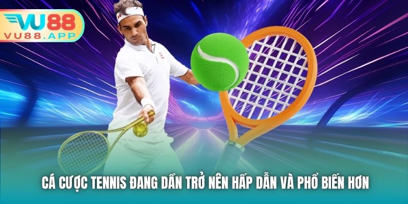 Cá cược tennis đang dần trở nên hấp dẫn và phổ biến hơn