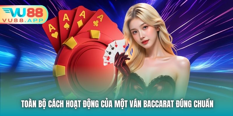 Toàn bộ cách hoạt động của một ván Baccarat đúng chuẩn