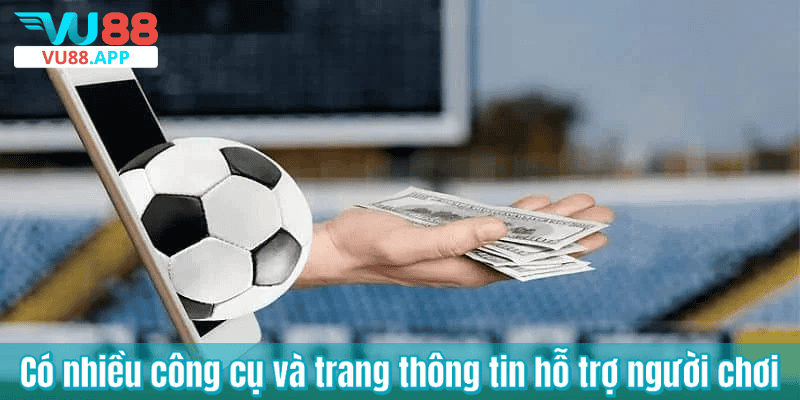 Có nhiều công cụ và trang thông tin hỗ trợ người chơi